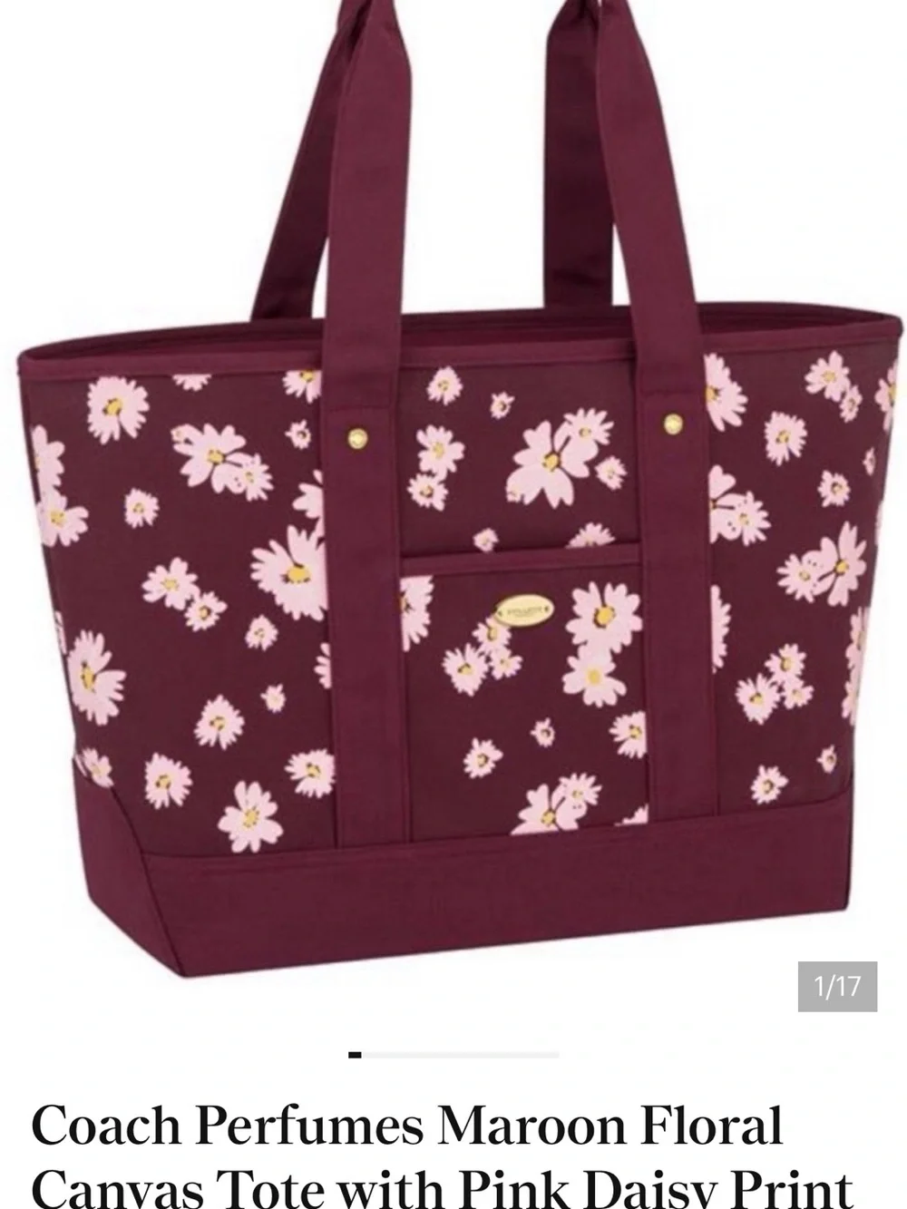 Beautiful Coach Floral Large Tote .Ideal lunches